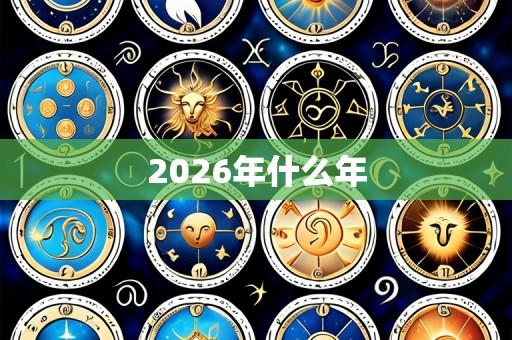 2026年什么年