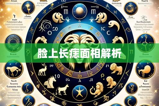 脸上长痣面相解析