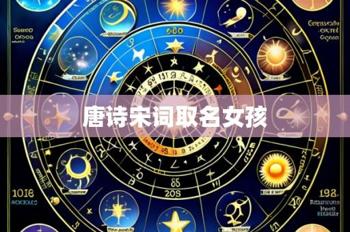 唐诗宋词取名女孩
