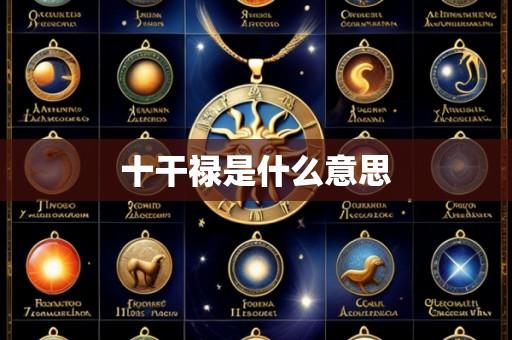 十干禄是什么意思