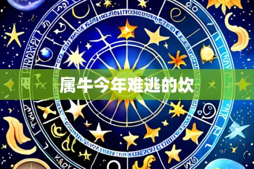 属牛今年难逃的坎