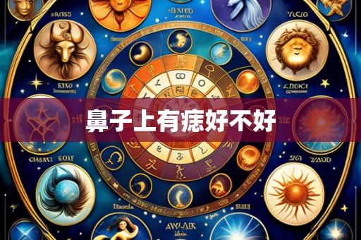 鼻子上有痣好不好