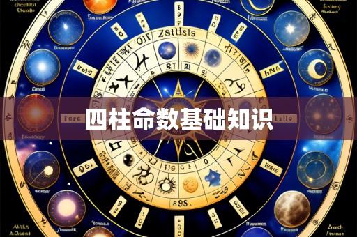 四柱命数基础知识