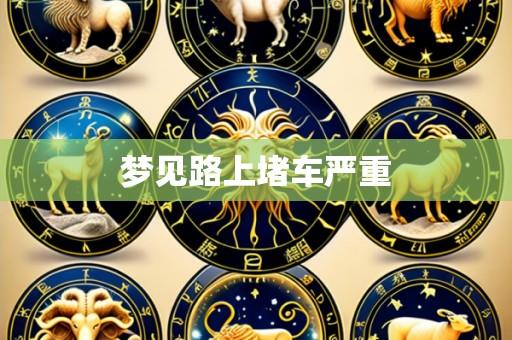梦见路上堵车严重