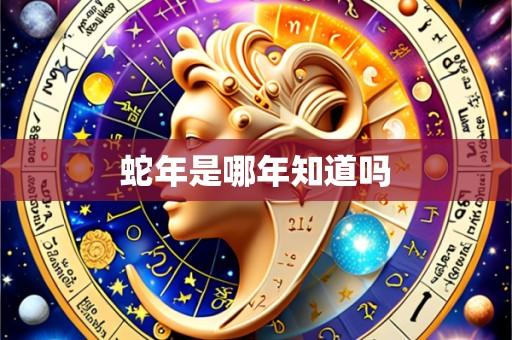 蛇年是哪年知道吗