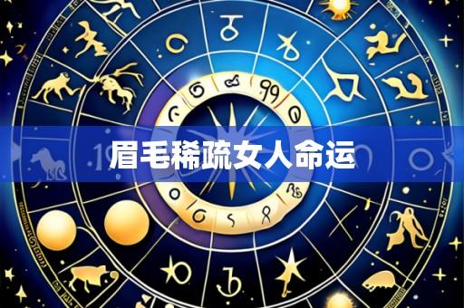 眉毛稀疏女人命运