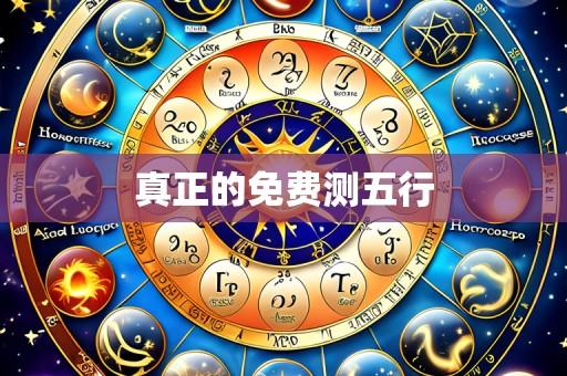 真正的免费测五行