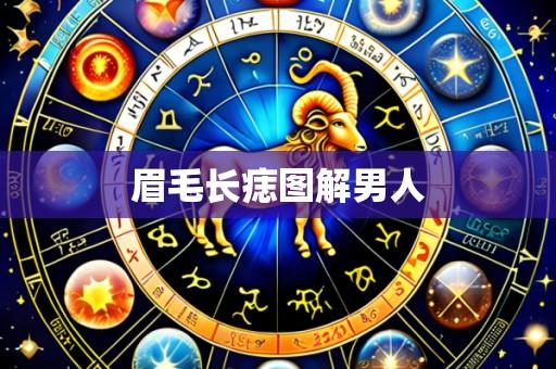 眉毛长痣图解男人