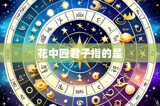 花中四君子指的是