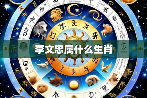 李文忠属什么生肖