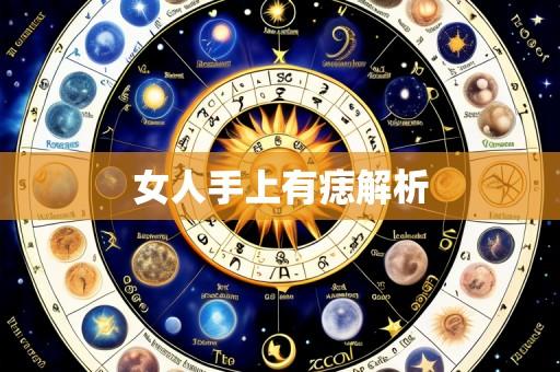 女人手上有痣解析