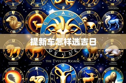 提新车怎样选吉日