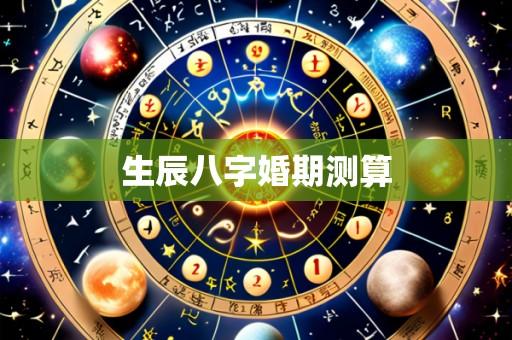 生辰八字婚期测算