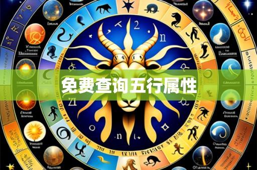 免费查询五行属性
