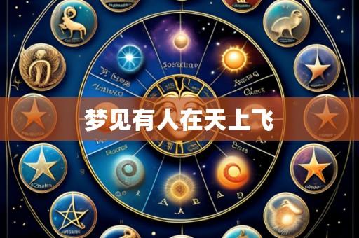 梦见有人在天上飞