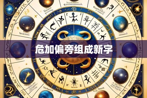 危加偏旁组成新字