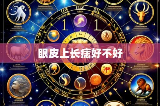 眼皮上长痣好不好