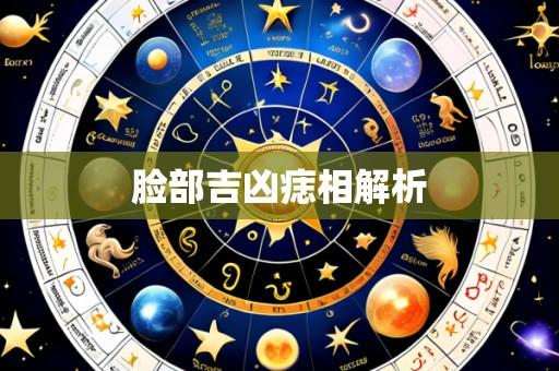脸部吉凶痣相解析