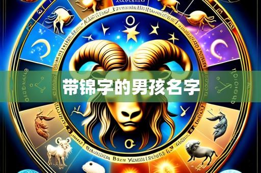 带锦字的男孩名字