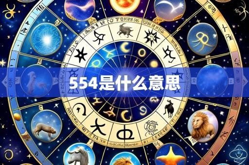 554是什么意思