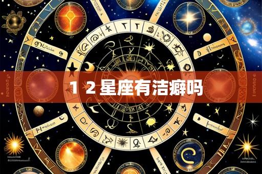 12星座有洁癖吗