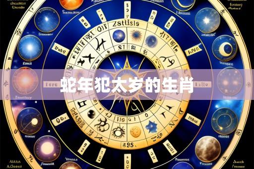 蛇年犯太岁的生肖