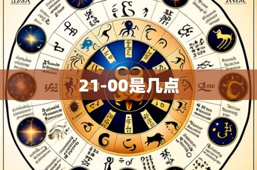 21-00是几点