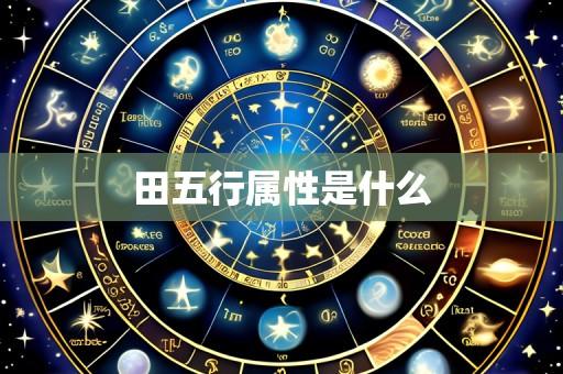田五行属性是什么