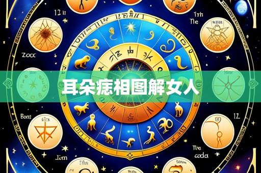 耳朵痣相图解女人
