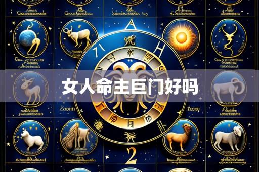 女人命主巨门好吗
