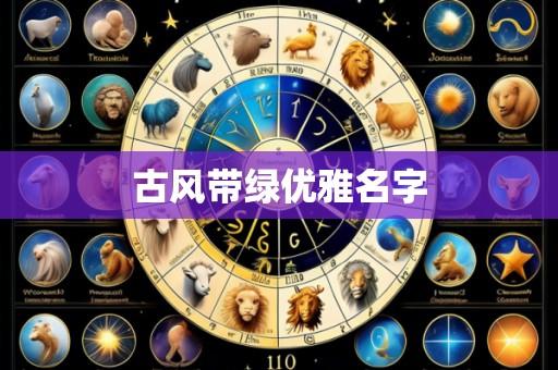 古风带绿优雅名字