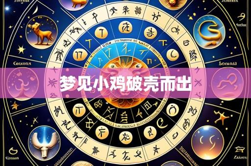 梦见小鸡破壳而出