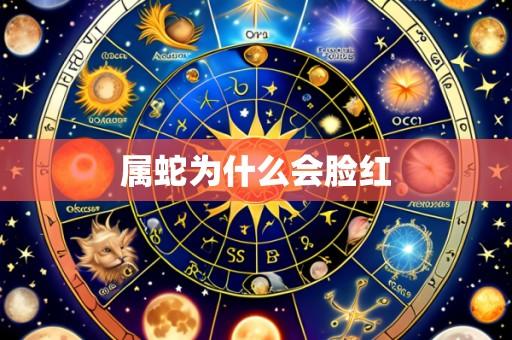 属蛇为什么会脸红