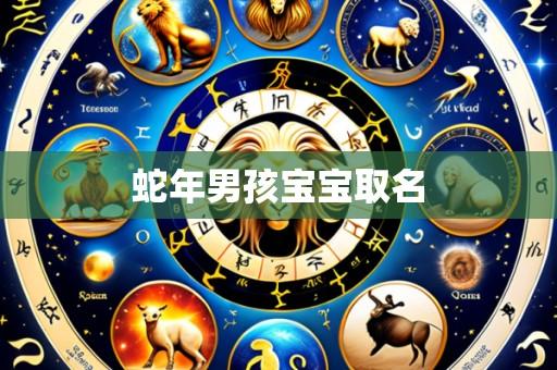 蛇年男孩宝宝取名