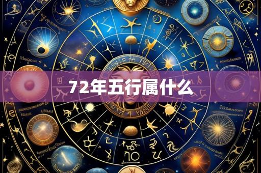 72年五行属什么