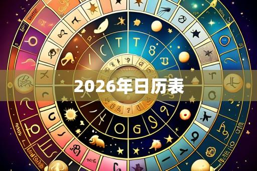 2026年日历表