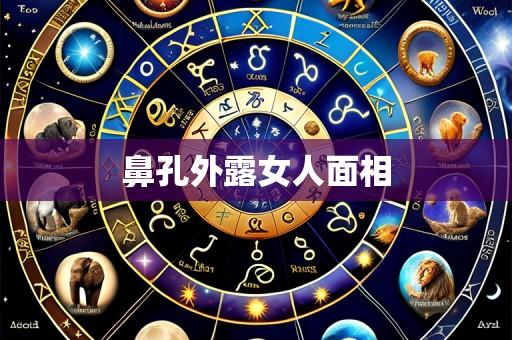 鼻孔外露女人面相