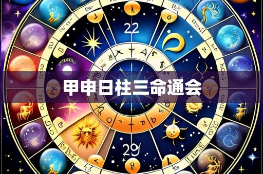 甲申日柱三命通会