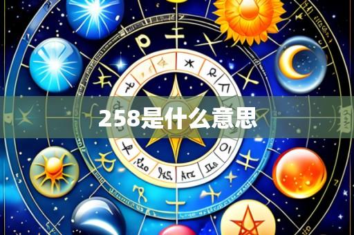 258是什么意思