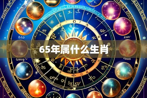 65年属什么生肖