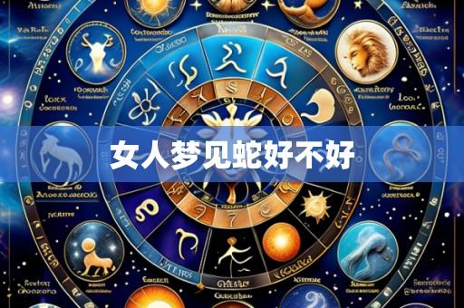 女人梦见蛇好不好