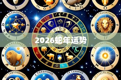 2026蛇年运势