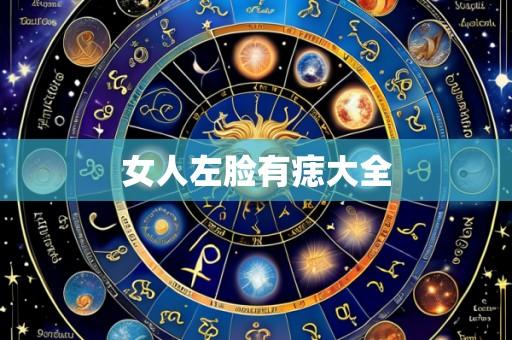 女人左脸有痣大全