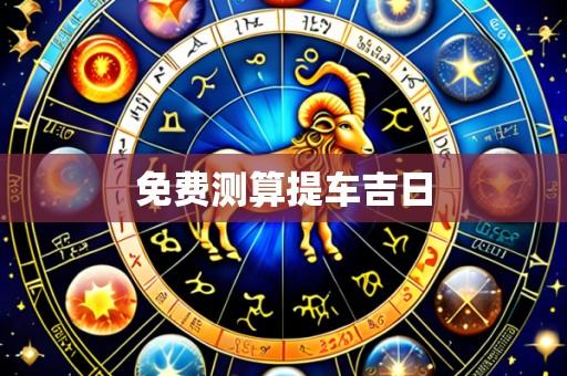 免费测算提车吉日