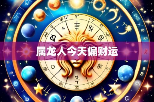 属龙人今天偏财运