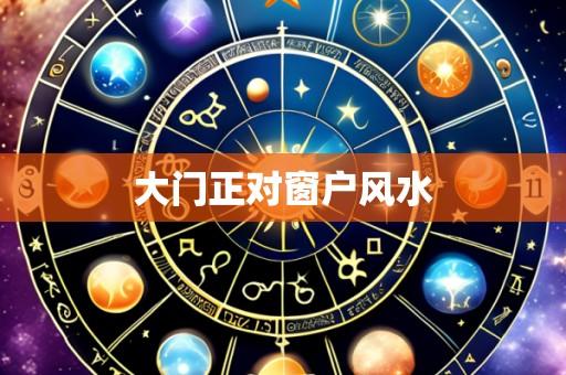 大门正对窗户风水