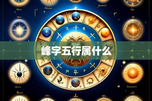峰字五行属什么