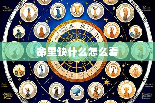 命里缺什么怎么看