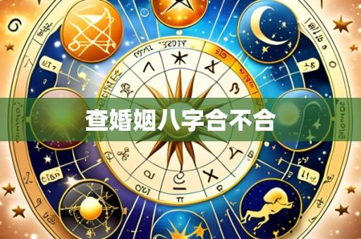 查婚姻八字合不合
