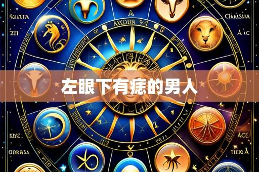 左眼下有痣的男人